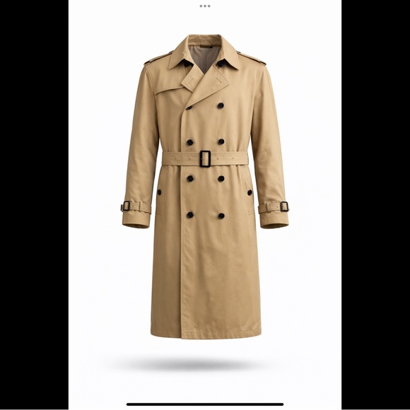 London Fog Other - London Fog Classic Trench Coat Beige Double Breasted Belted Long